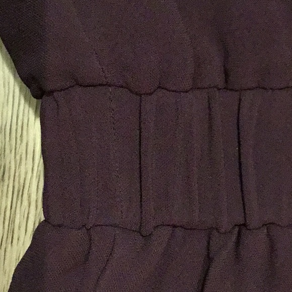 MASSIMO DUTTI Romper Overall Jumpsuit in Plum Purple size 4 - EUC - Picture 9 of 12